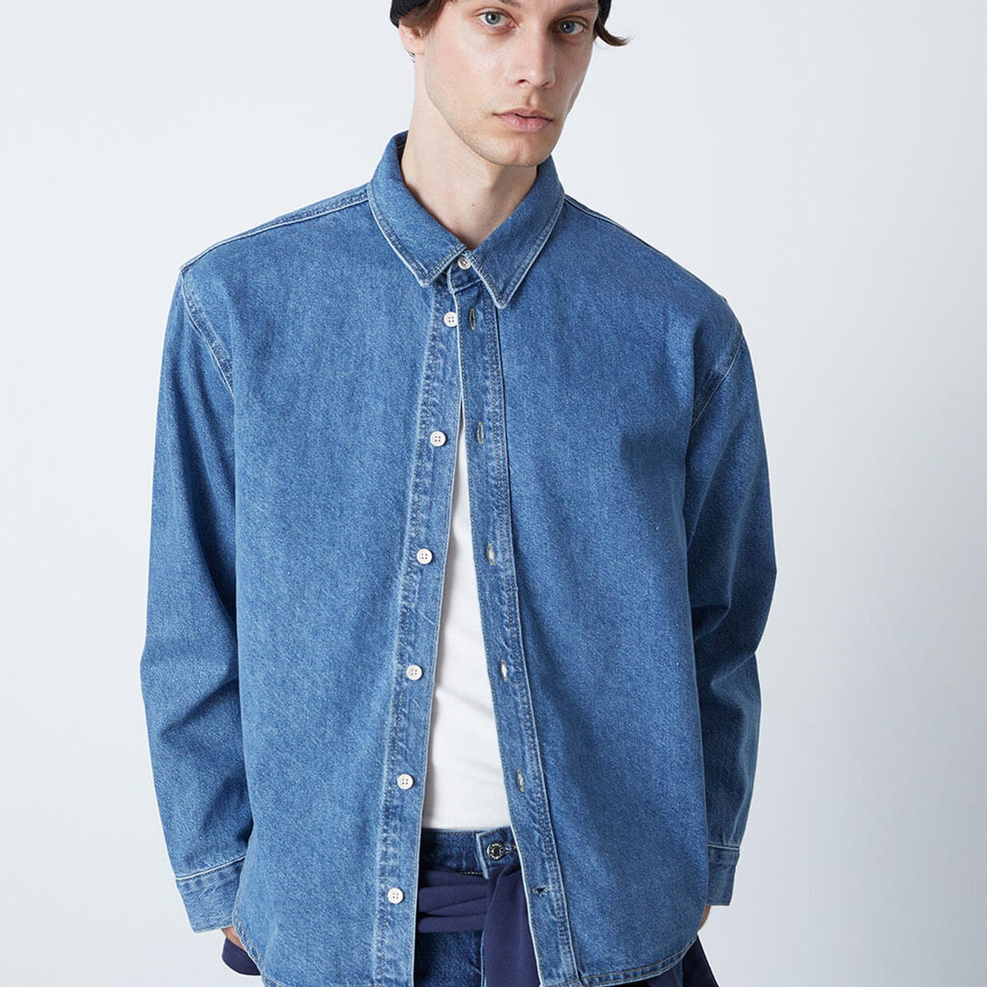 Oversize Denim Gömlek