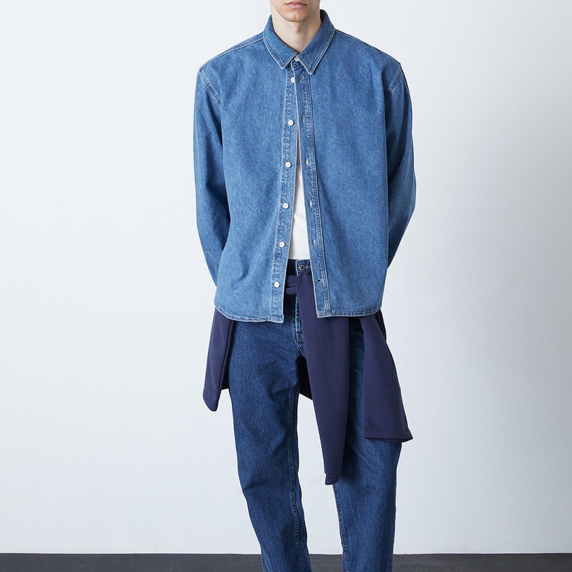 Oversize Denim Gömlek