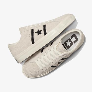  Converse One Star Academy Pro Unisex Krem Süet Sneaker