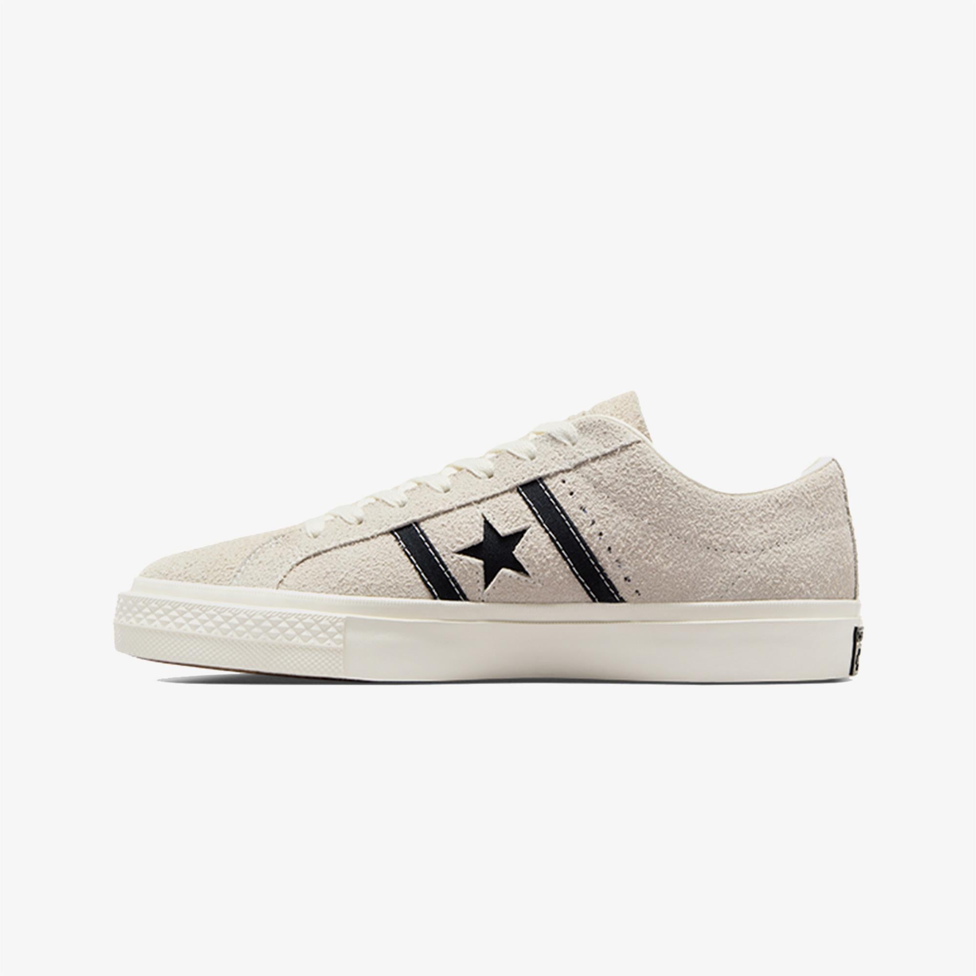 Converse One Star Academy Pro Unisex Krem Süet Sneaker