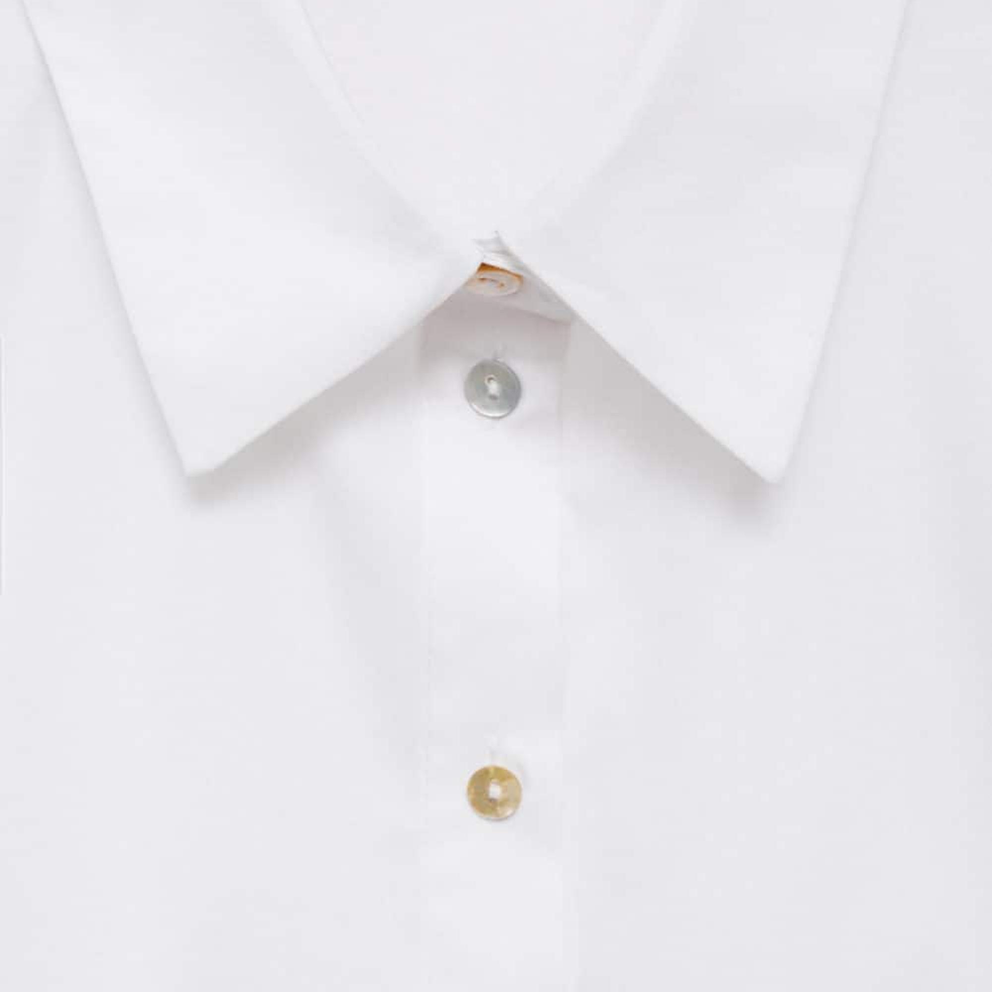 Mango Kadın Cepli Crop Gömlek Kırık Beyaz