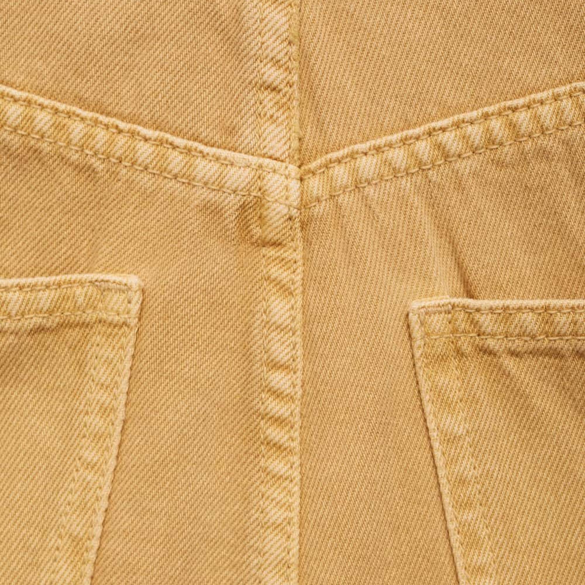 Mango Kadın Düşük Belli Wideleg Loose Jean Kahverengi