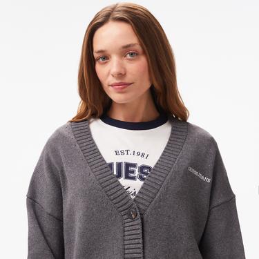  Guess Guess Emb Organic Cotton Genaration Yarn Kadın Multicolor Hırka