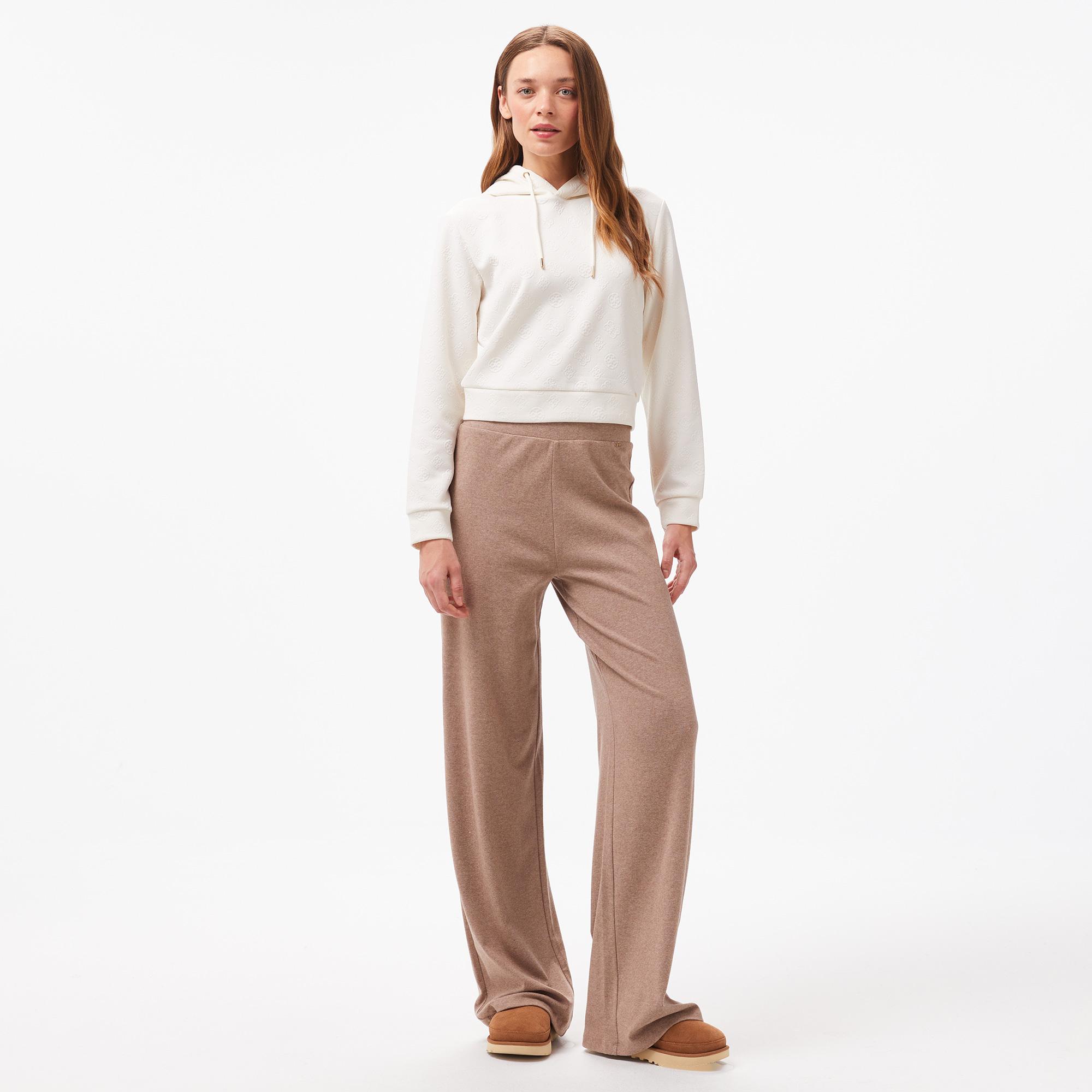 Guess Elsa Pants Brushed Cozy Jersey Kadın Renkli Pijama Altı