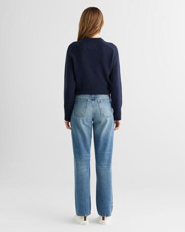  GANT Kadın Mavi Straight Fit Jean Pantolon