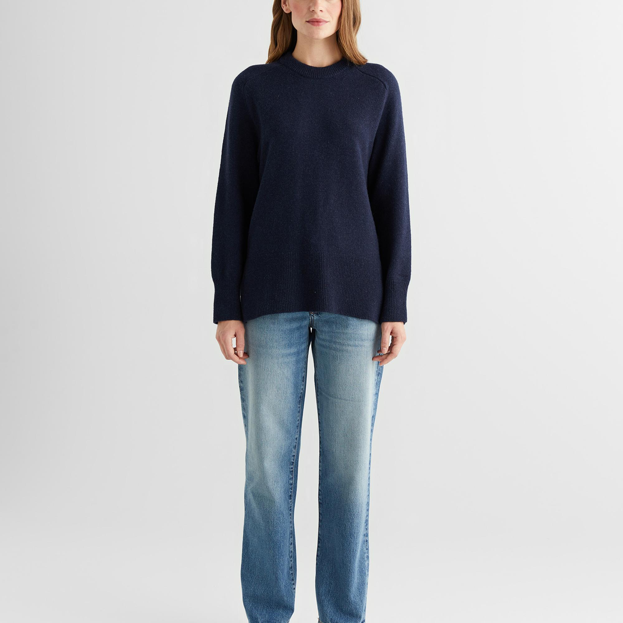 GANT Kadın Mavi Straight Fit Jean Pantolon