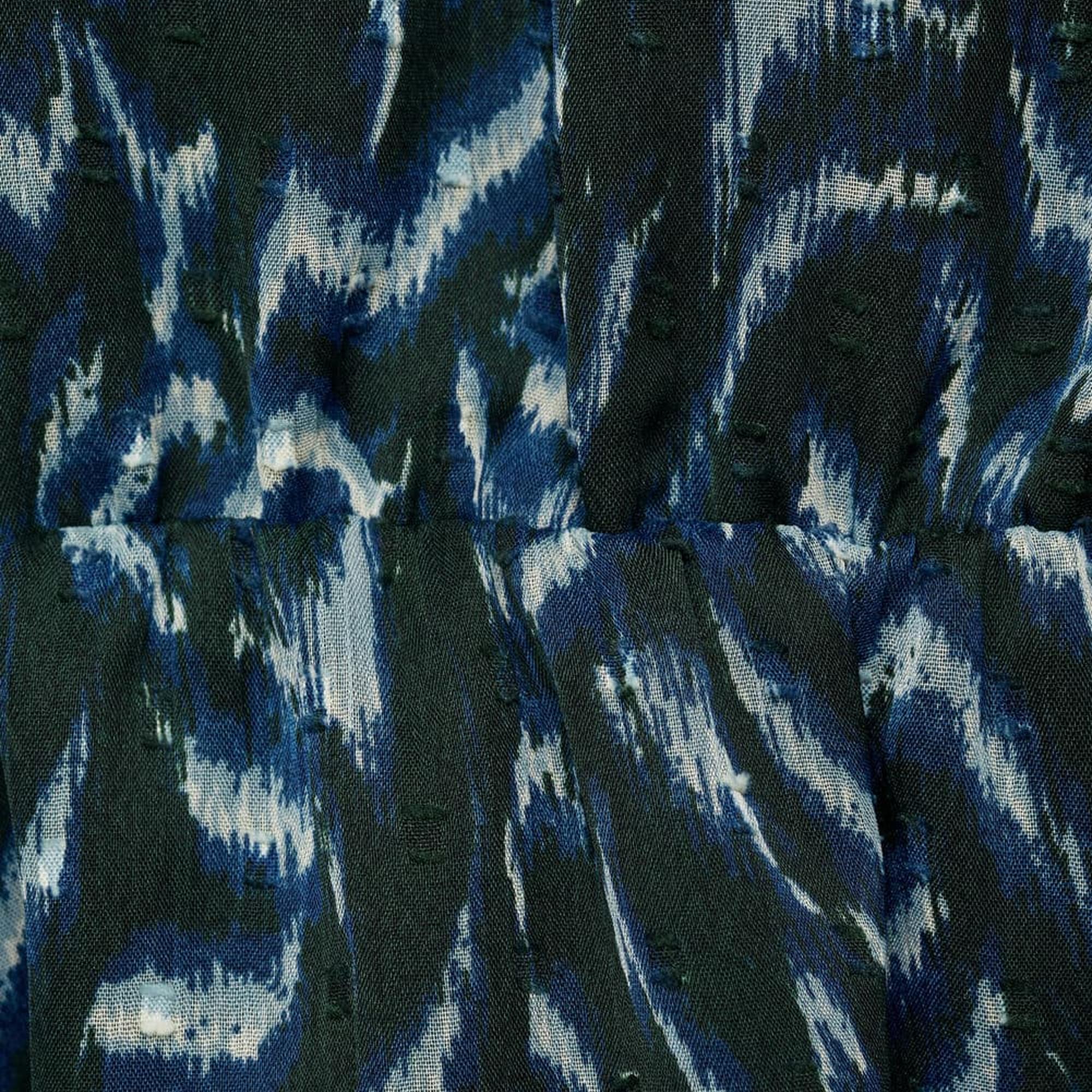 Mango Kadın Desenli Kısa Elbise Yeşil