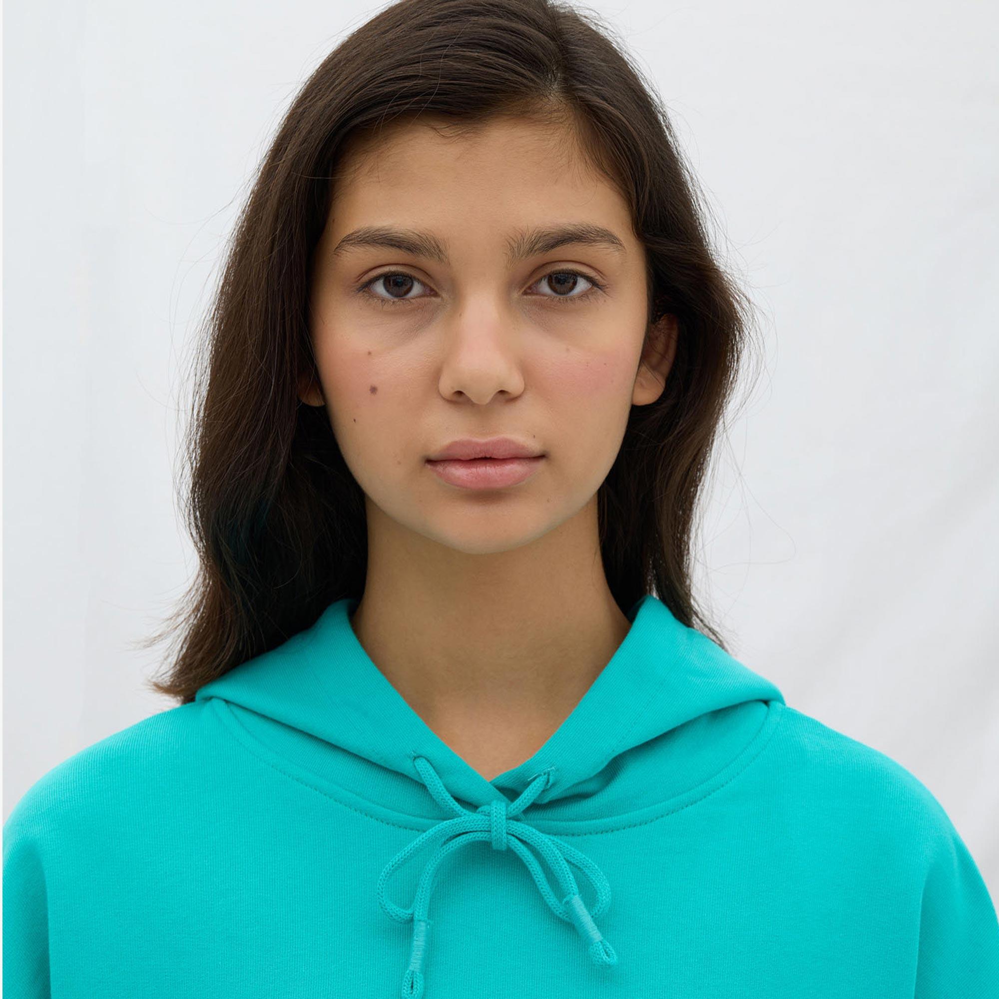 Les Benjamins Essential Kadın Yeşil Hoodie