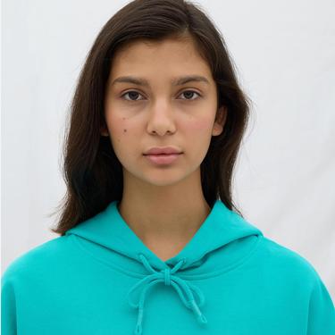  Les Benjamins Essential Kadın Yeşil Hoodie