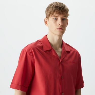  Les Benjamins Essential Erkek Kırmızı Gömlek