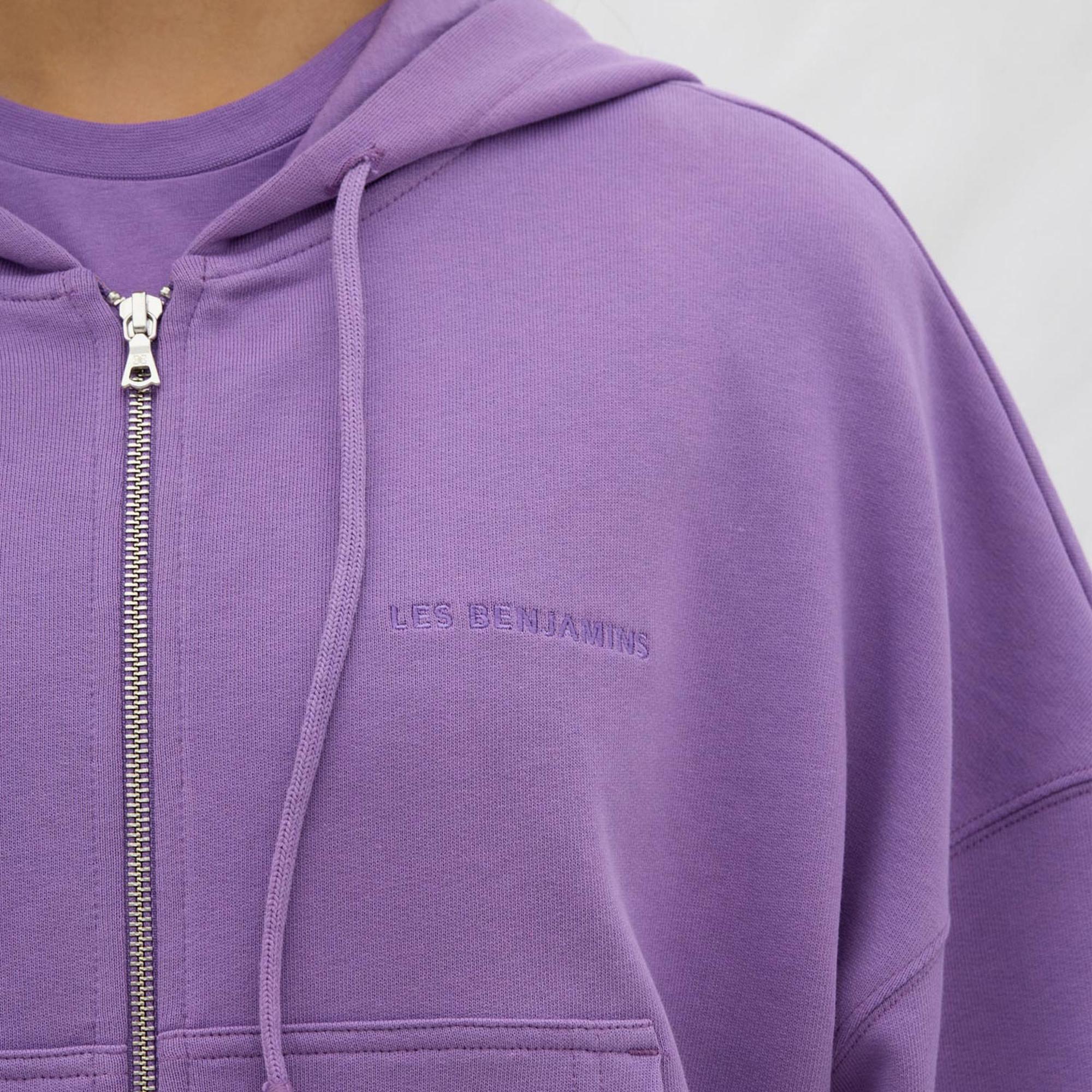 Les Benjamins Essential Kadın Mor Sweatshirt