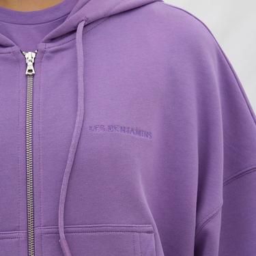  Les Benjamins Essential Kadın Mor Sweatshirt