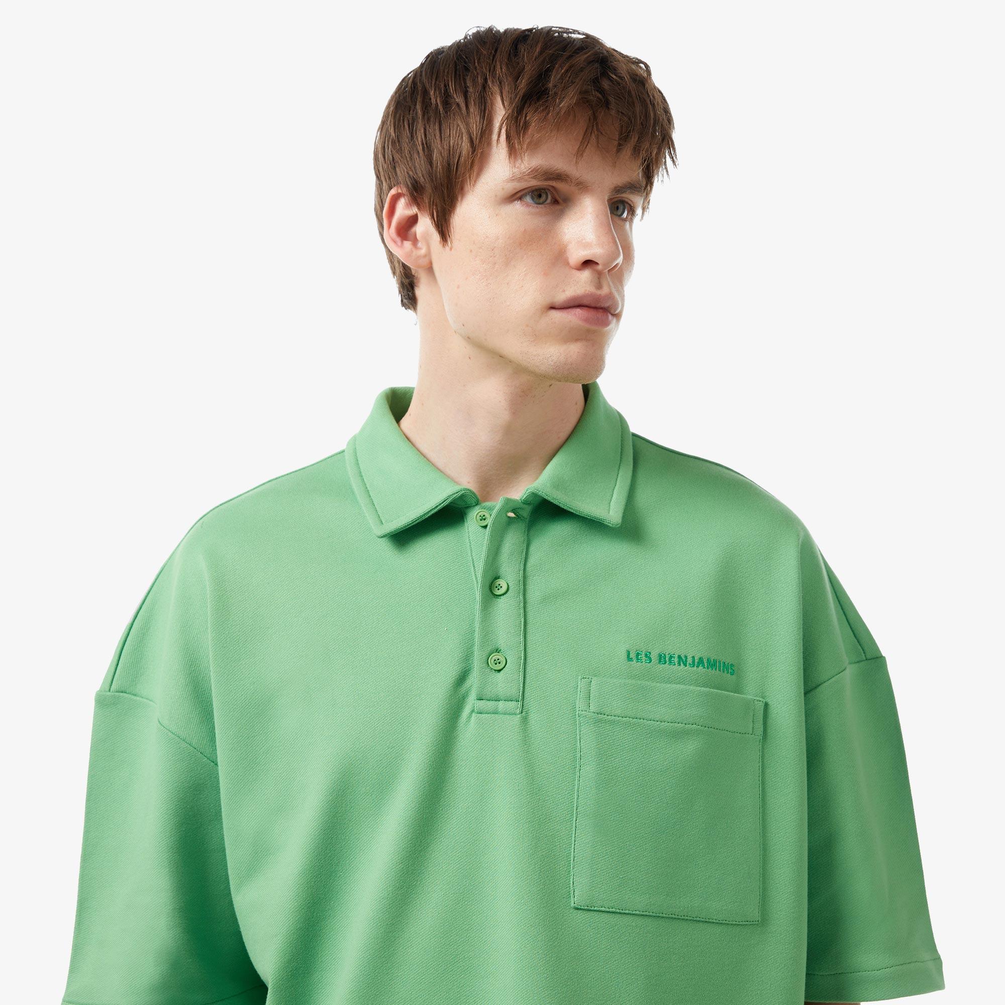 Les Benjamins Essential 305 Erkek Yeşil Polo