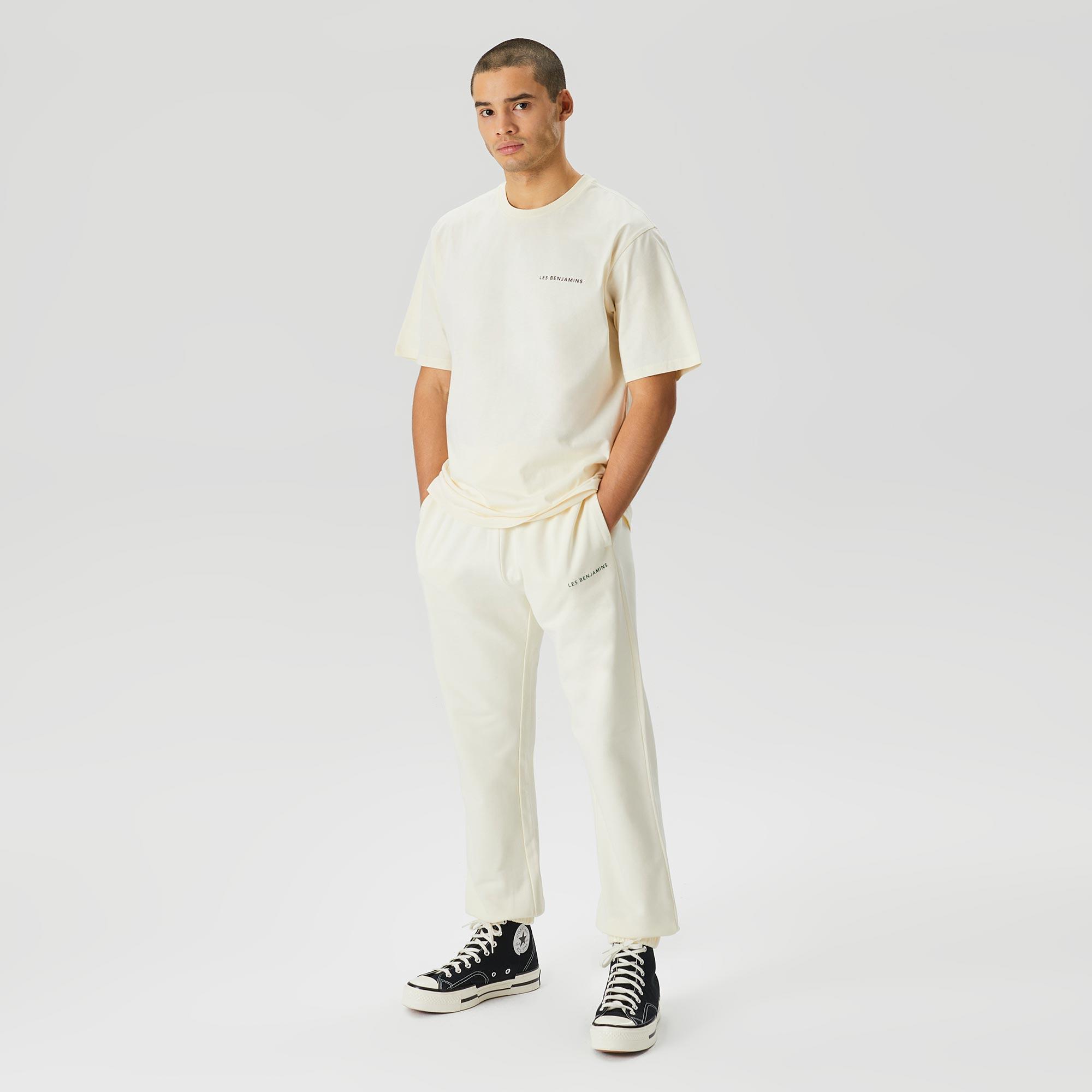 Les Benjamins Core Erkek Beyaz T-Shirt