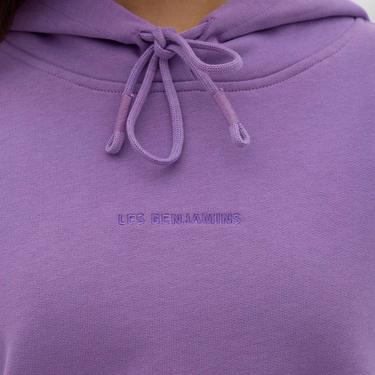 Les Benjamins Essential Kadın Mor Hoodie