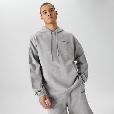  Les Benjamins Core Erkek Gri Hoodie