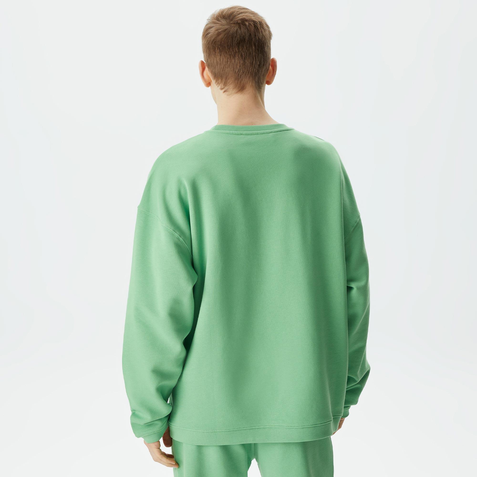 Les Benjamins Essential Erkek Yeşil Sweatshirt