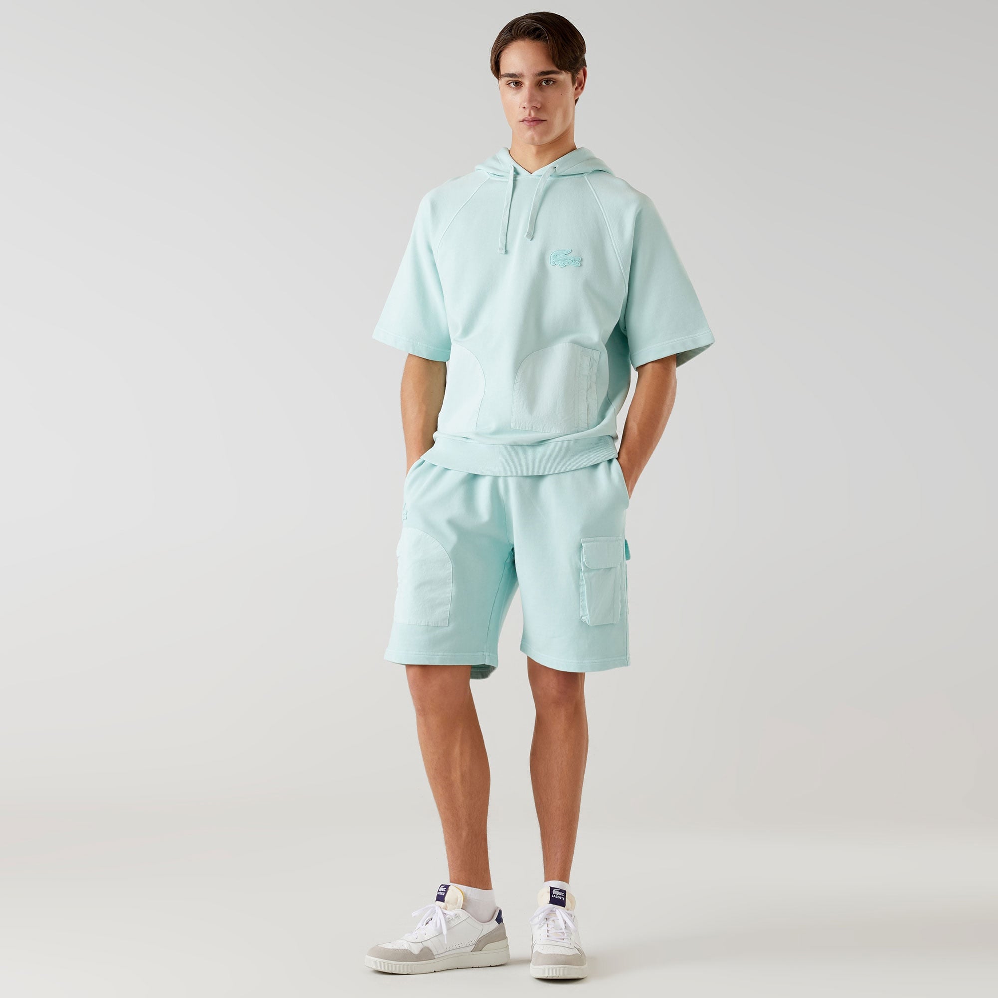 Lacoste x House of SuperStep Erkek Yeşil Hoodie