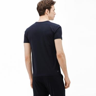  Lacoste Erkek Lacivert T-Shirt