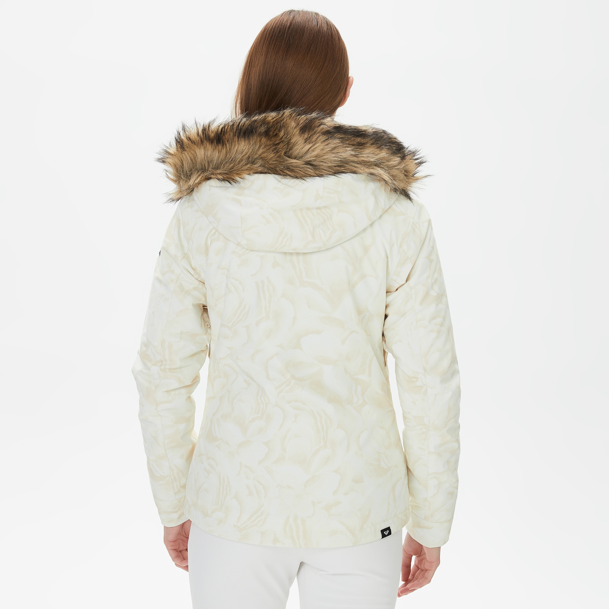 Roxy Jet Ski Kadın Beyaz Kayak Montu