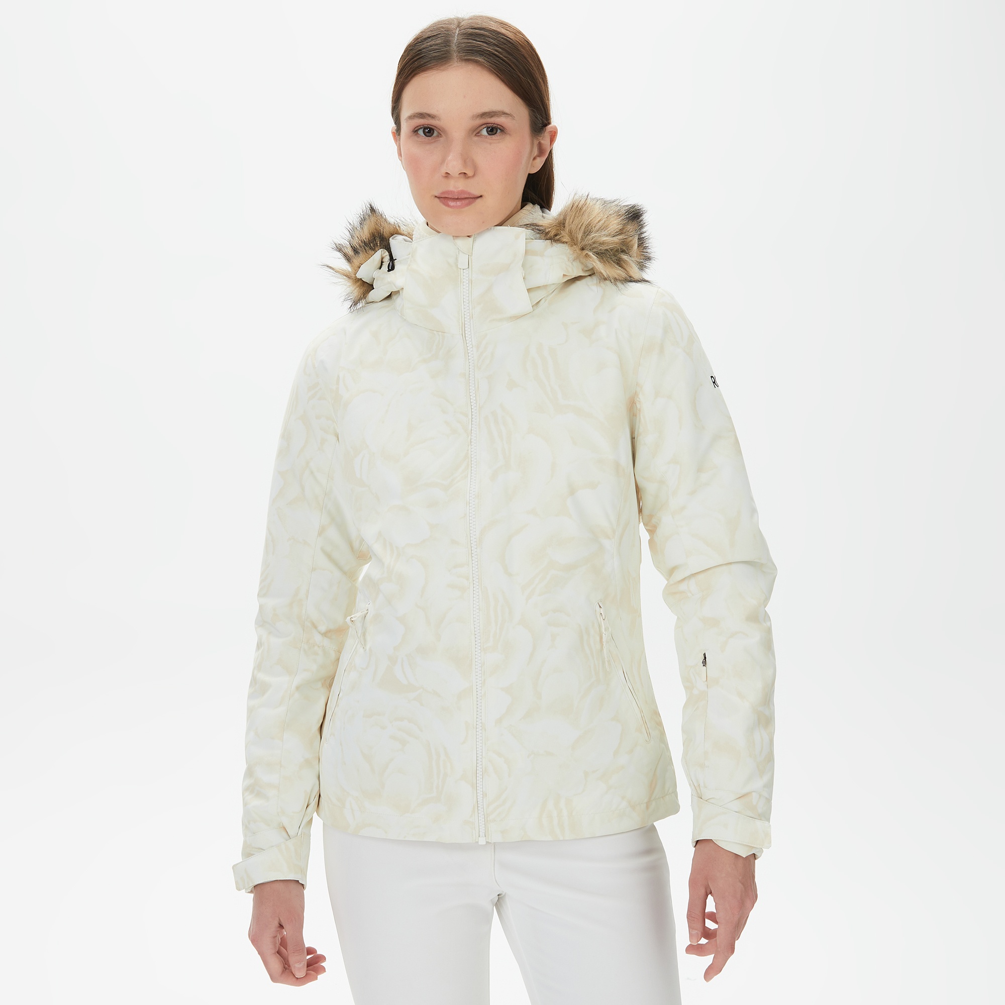 Roxy Jet Ski Kadın Beyaz Kayak Montu