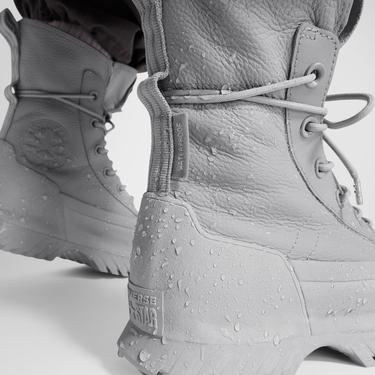  Converse Chuck Taylor All Star Lugged 2.0 CC XHi Unisex Gri Deri Platform Bot