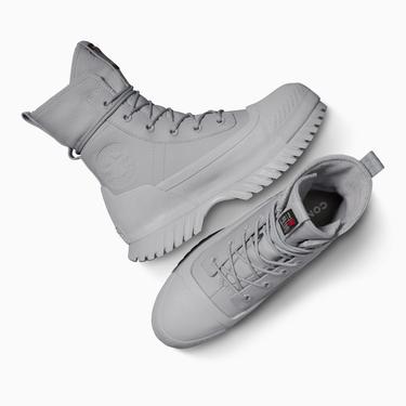  Converse Chuck Taylor All Star Lugged 2.0 CC XHi Unisex Gri Deri Platform Bot