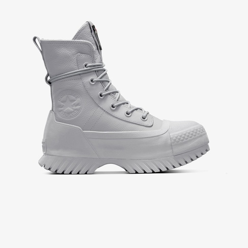  Converse Chuck Taylor All Star Lugged 2.0 CC XHi Unisex Gri Deri Platform Bot