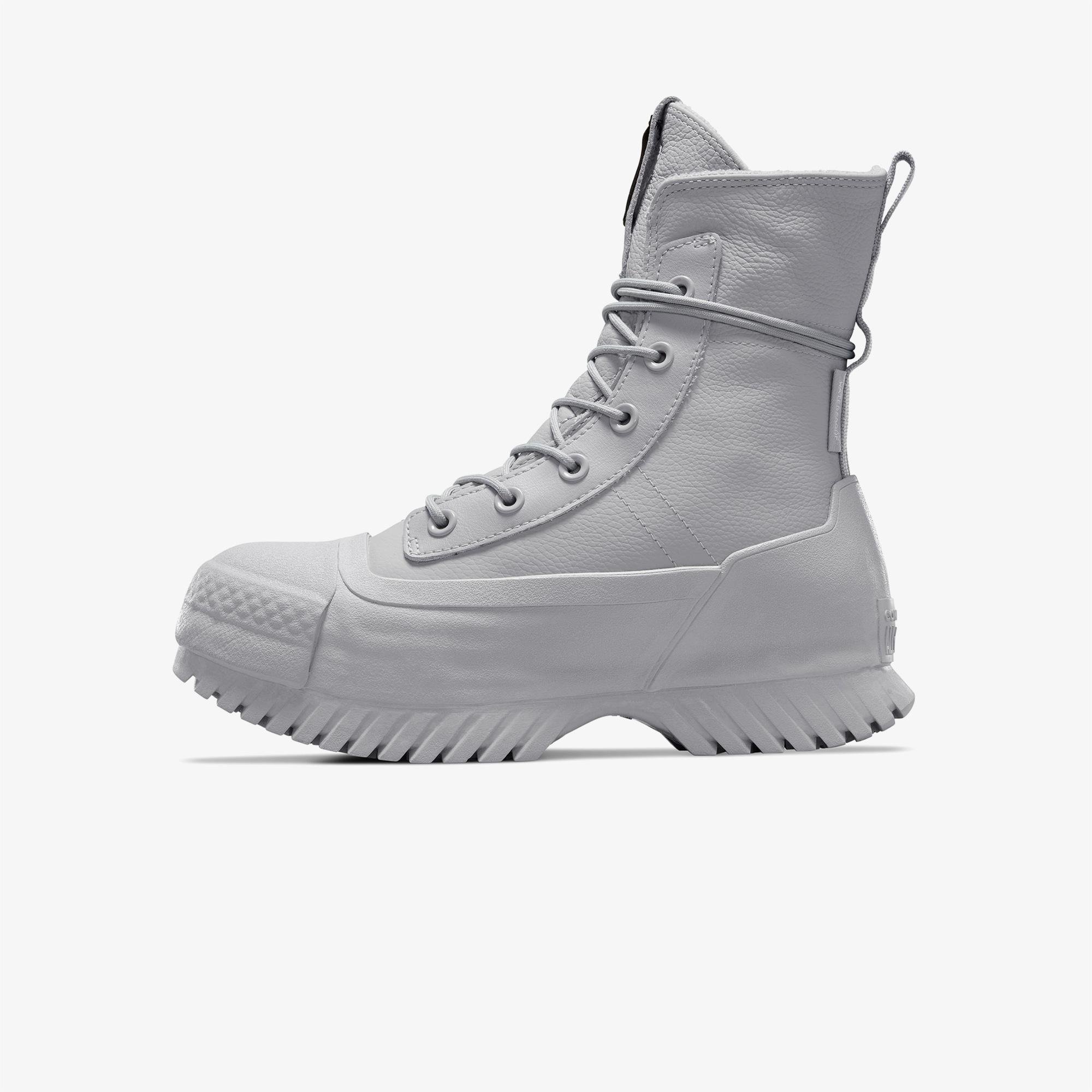 Converse Chuck Taylor All Star Lugged 2.0 CC XHi Unisex Gri Deri Platform Bot