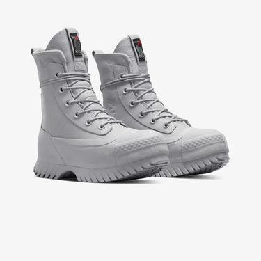  Converse Chuck Taylor All Star Lugged 2.0 CC XHi Unisex Gri Deri Platform Bot