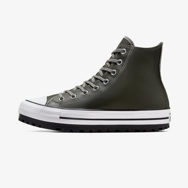  Converse Chuck Taylor All Star City Trek Unisex Yeşil Deri Bot