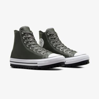  Converse Chuck Taylor All Star City Trek Unisex Yeşil Deri Bot