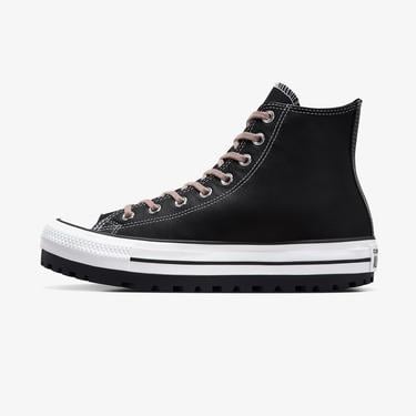  Converse Chuck Taylor All Star City Trek Unisex Siyah Deri Bot