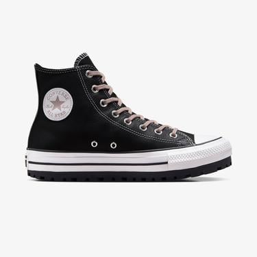  Converse Chuck Taylor All Star City Trek Unisex Siyah Deri Bot