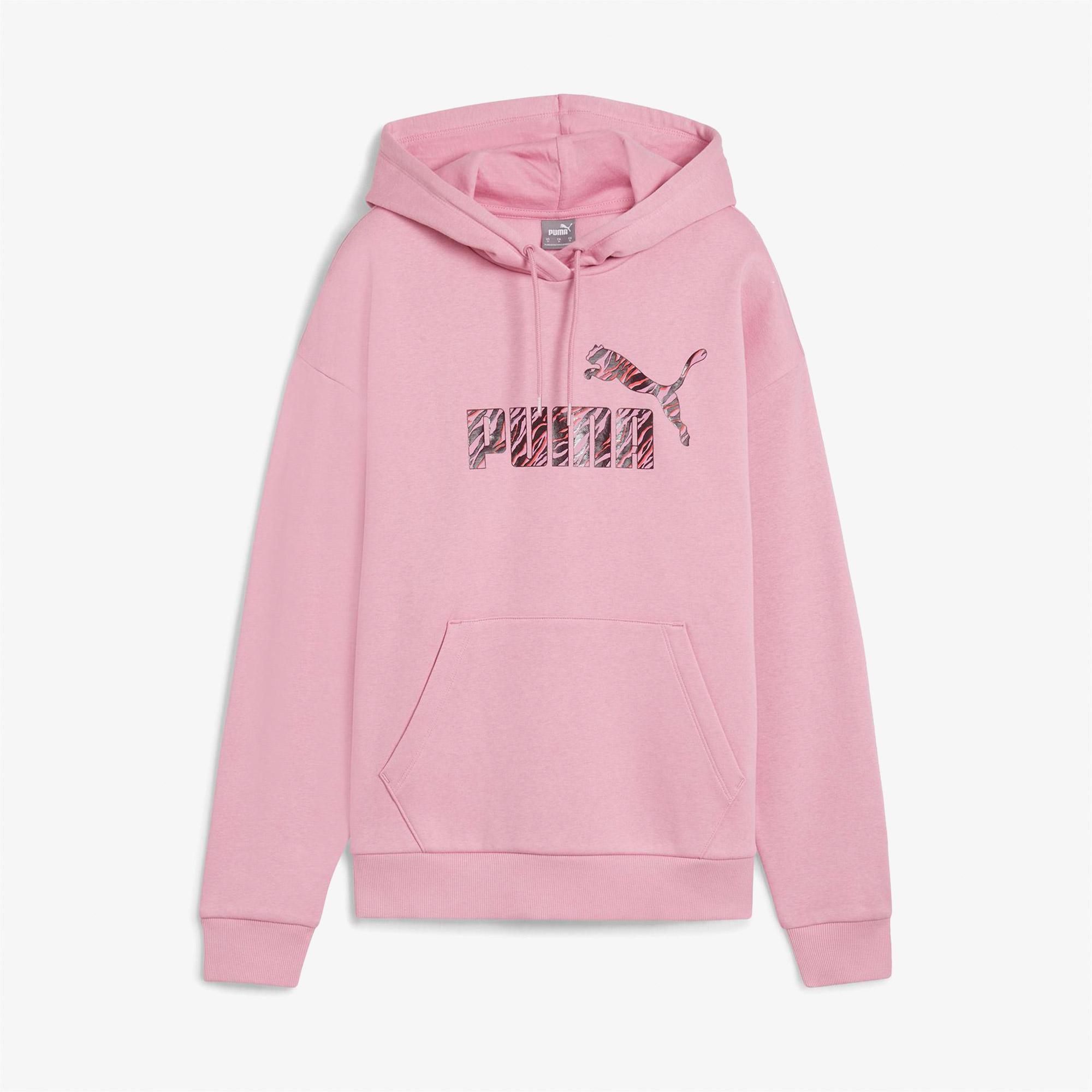 Puma Essential Animal Kadın Pembe Günlük Sweatshirt