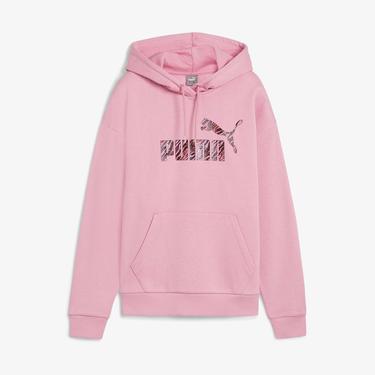  Puma Essential Animal Kadın Pembe Günlük Sweatshirt