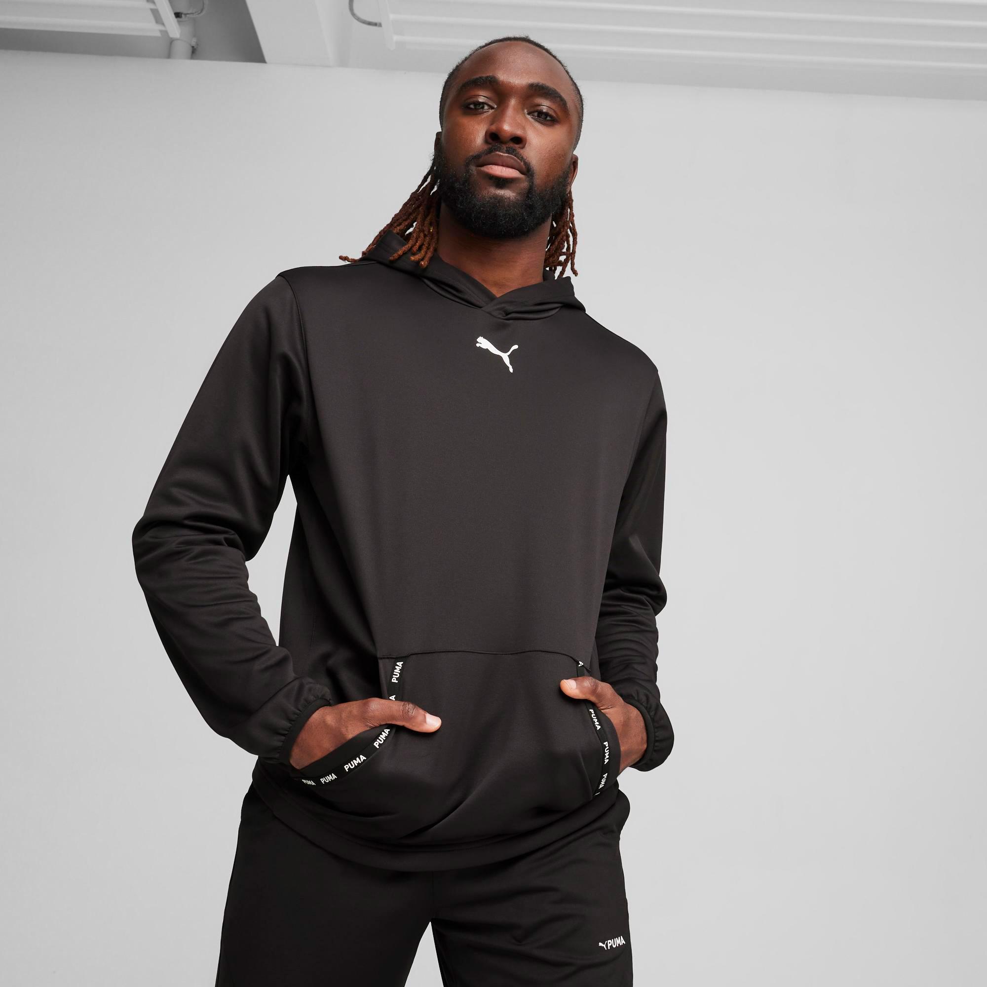 Puma FIT Power Fleece Erkek Siyah Günlük Sweatshirt