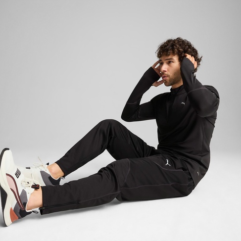  Puma Quarter Zip Erkek Siyah Günlük Sweatshirt