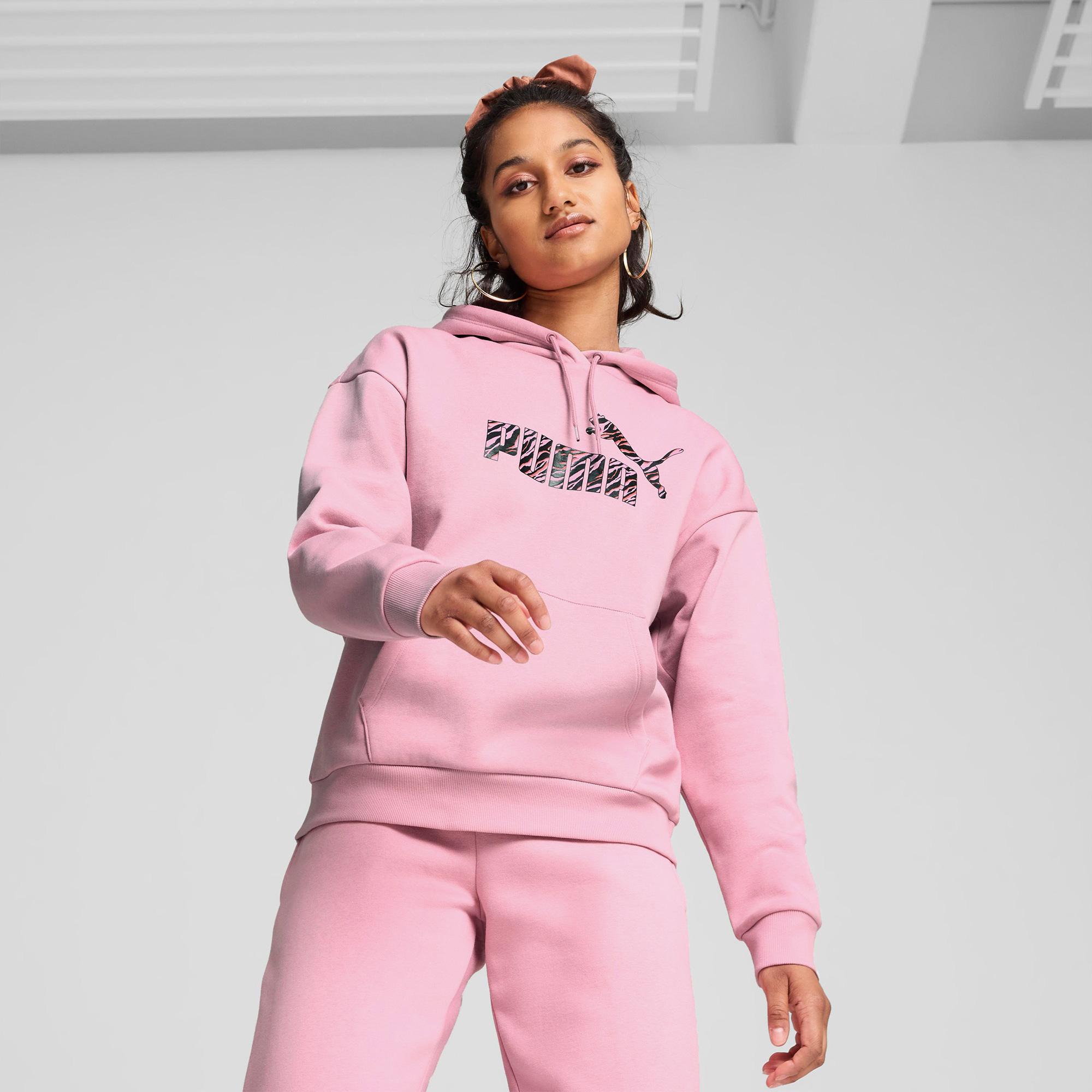 Puma Essential Animal Kadın Pembe Günlük Sweatshirt