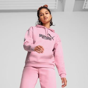  Puma Essential Animal Kadın Pembe Günlük Sweatshirt