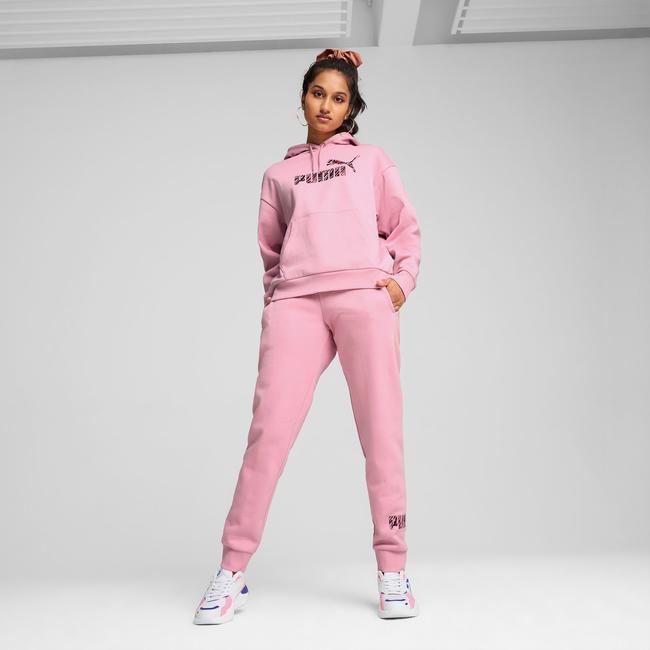  Puma Essential Animal Kadın Pembe Günlük Sweatshirt