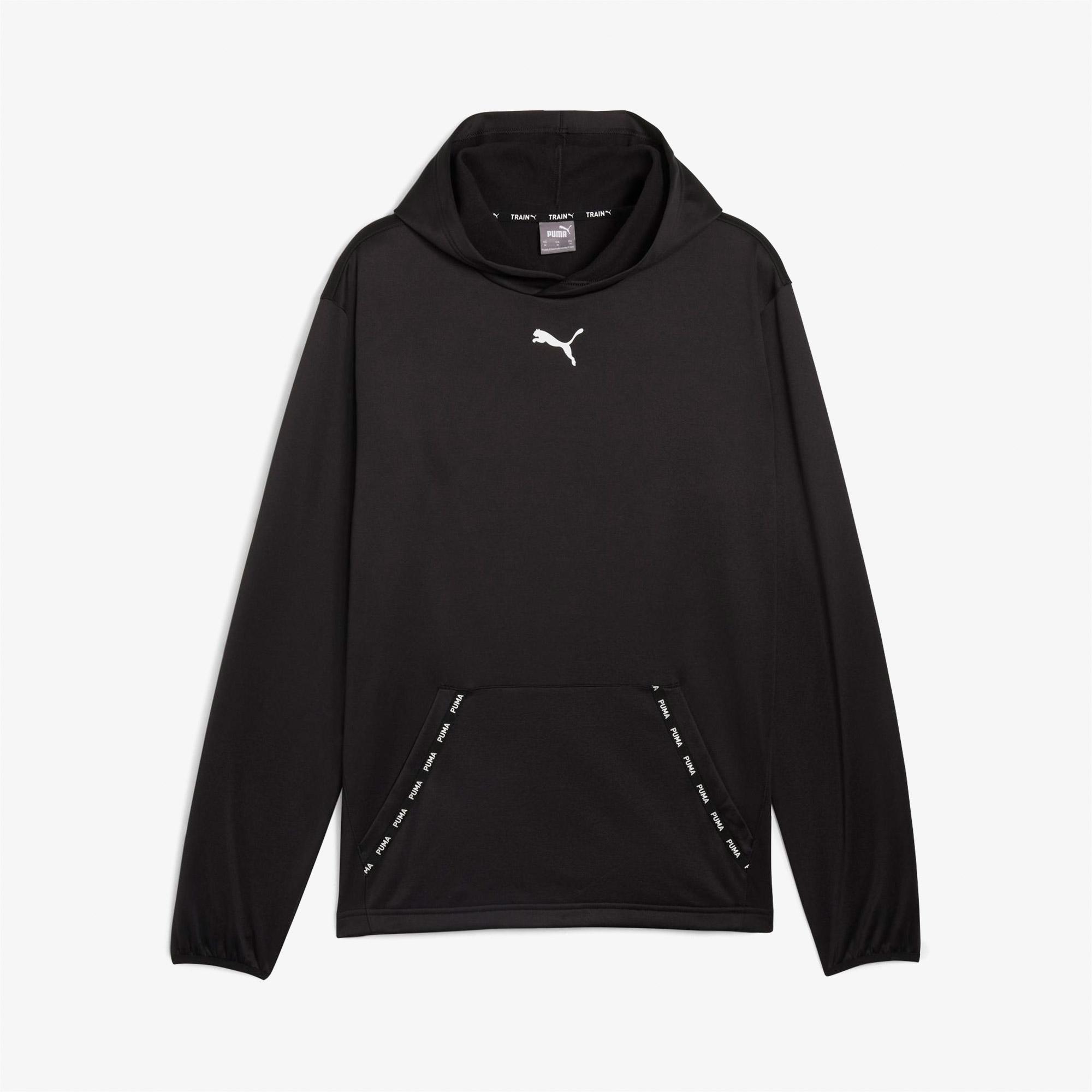Puma FIT Power Fleece Erkek Siyah Günlük Sweatshirt
