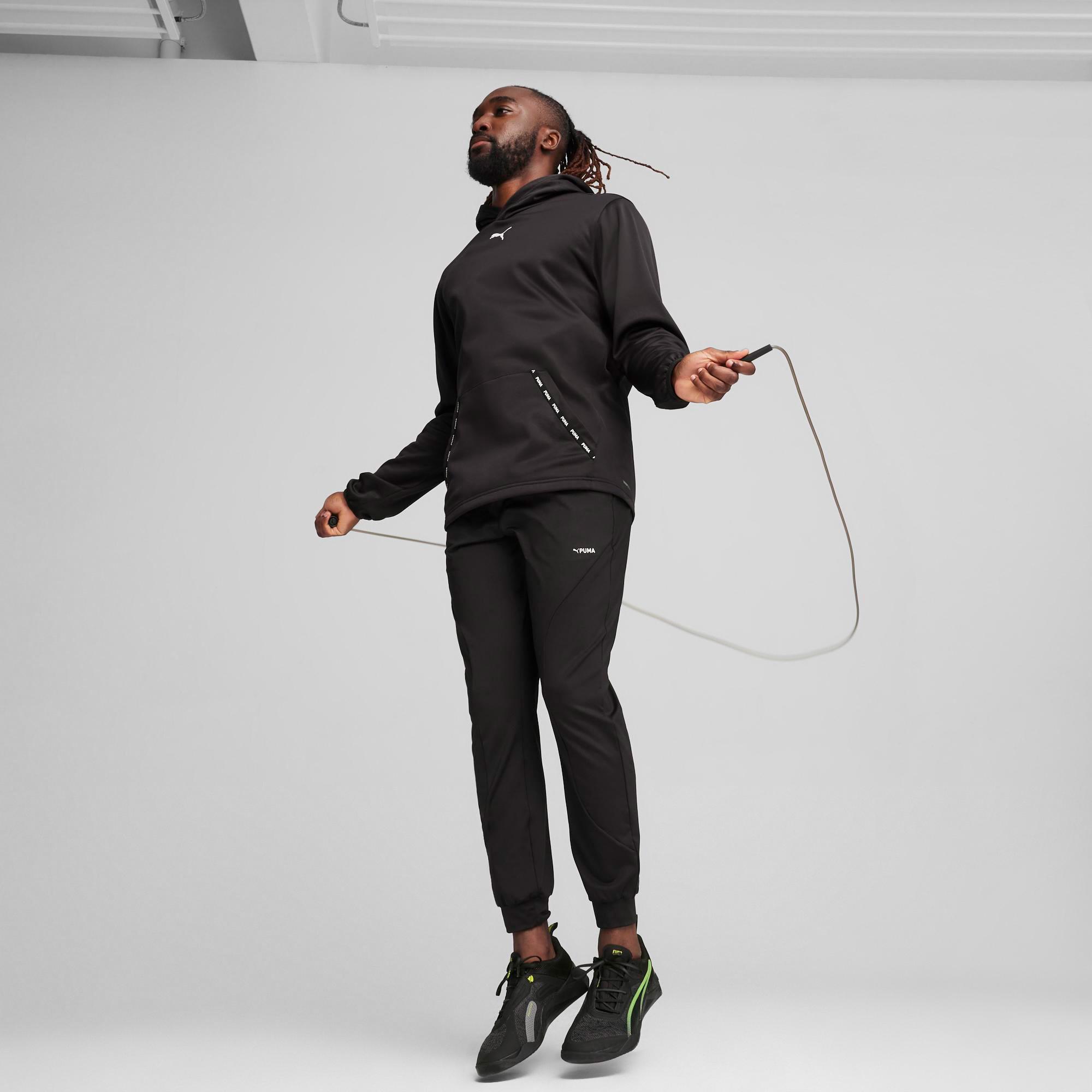 Puma FIT Power Fleece Erkek Siyah Günlük Sweatshirt