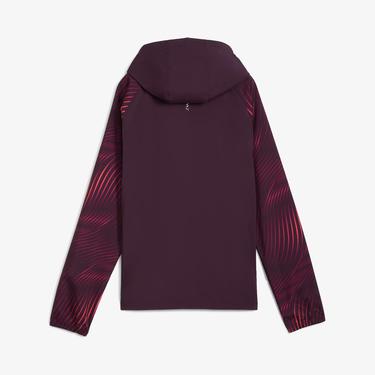  Puma Velocity Printed Kadın Bordo Koşu Ceketi