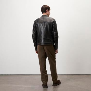  Edessa Gri Erkek Deri Mont