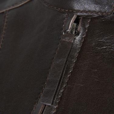  Alenna Kahve Kadın Deri Ceket