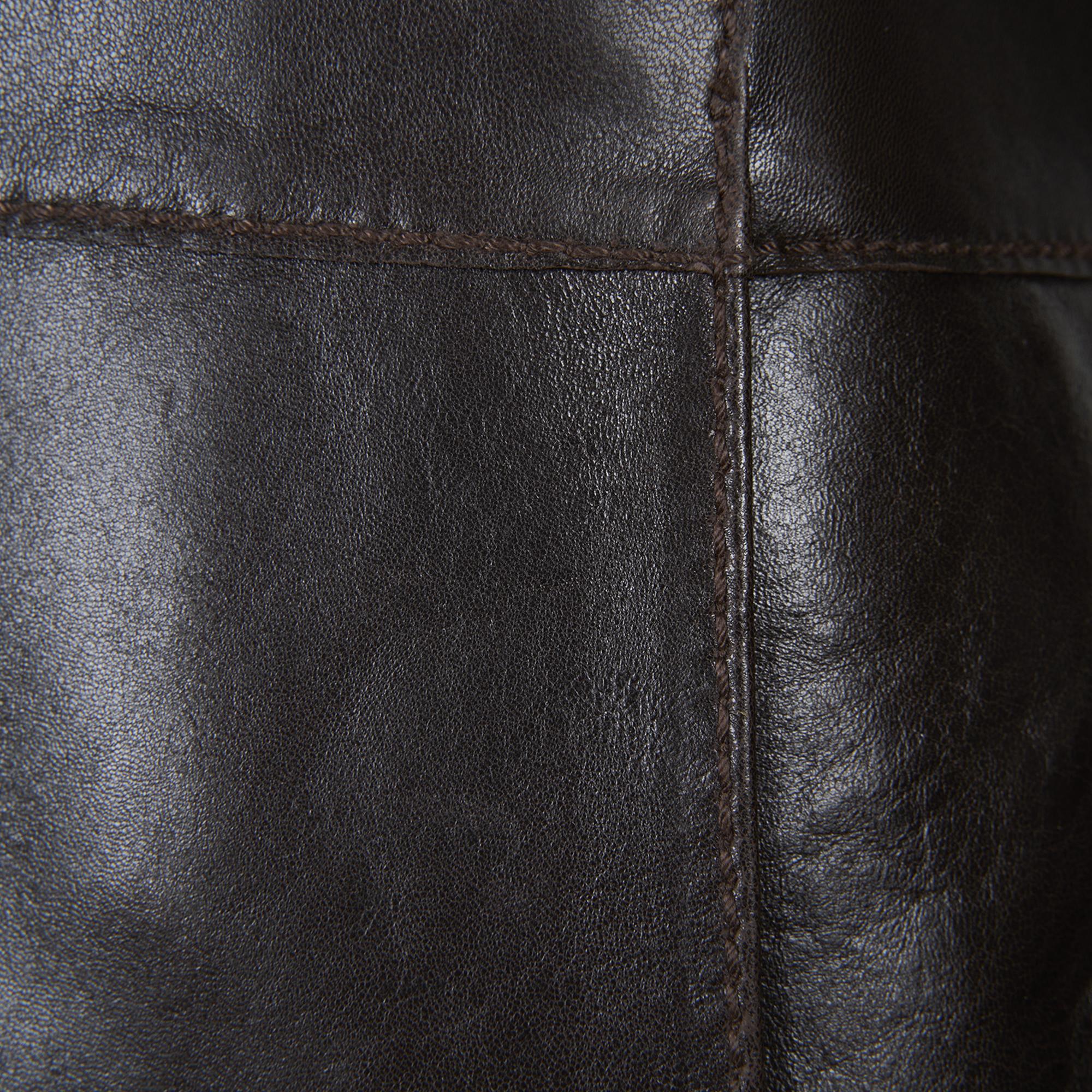 Alenna Kahve Kadın Deri Ceket