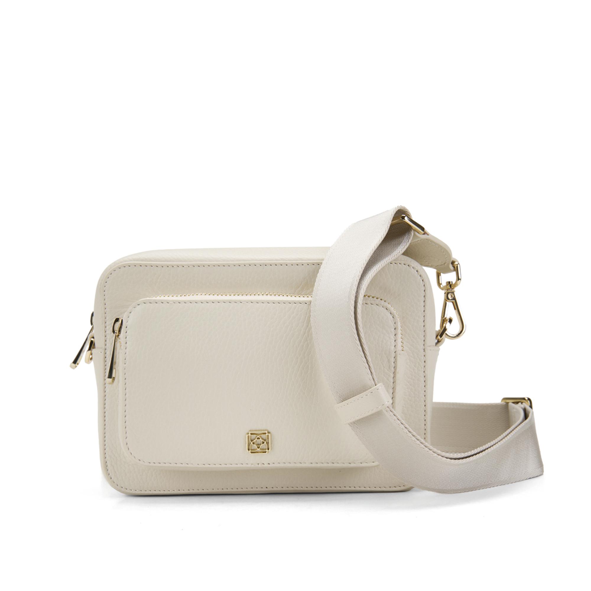 Bingo Bej Kadın Deri Omuz Çantası