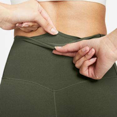  Nike Dri-FIT Zenvy High Rise 7/8 Kadın Haki Tayt