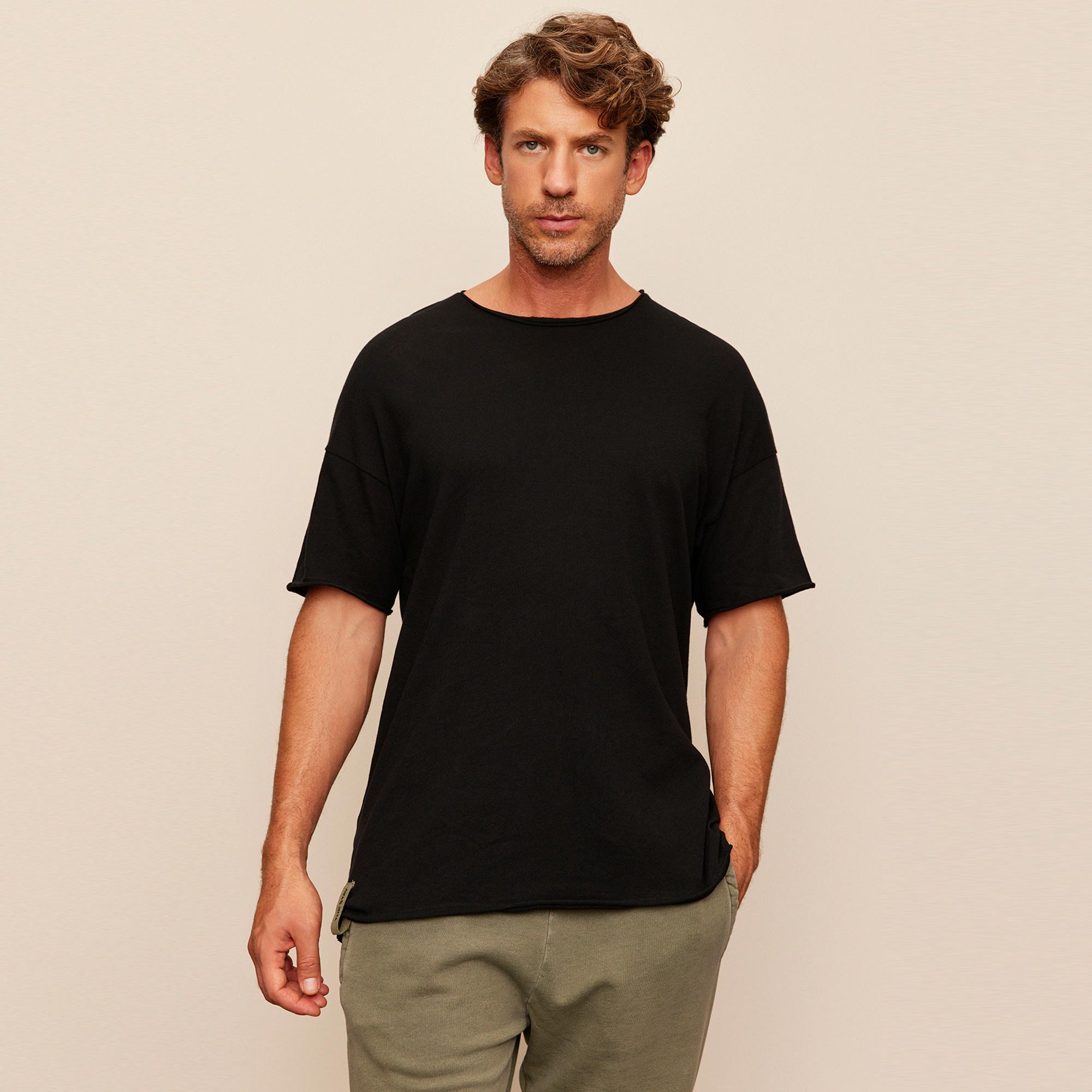  The Stay Line Lonzo Erkek Siyah T-Shirt